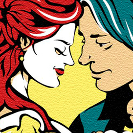 "Let's dance" фрагмент, ретро интерпретация