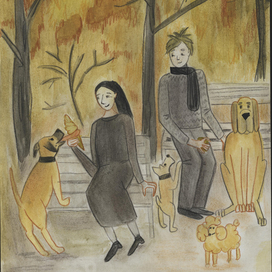 Book illustration_NY_pitty and the city