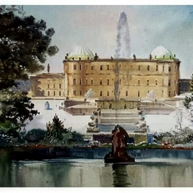 ,,Зимний фонтан в Powerscourt,,