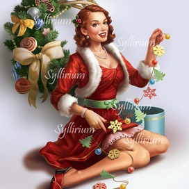 Christmas Pinup