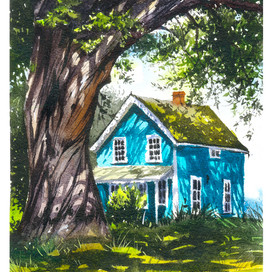 Если бы вы жили здесь, то были уже дома