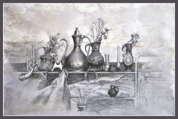 Натюрморт с кувшинами