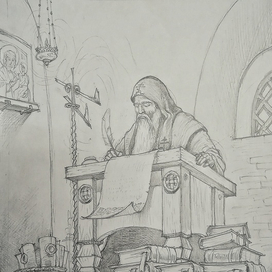 Эскиз. Нестор.