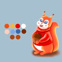 Концепт бренд-персонажа для компании Нутелла