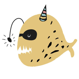 Морской карнавал. Рыба-удильщик