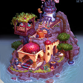 Дом чайханщика. Казуальная игровая графика