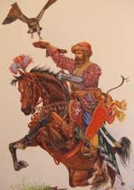 Соколиная охота царя Алексея Михайловича. Фрагмент