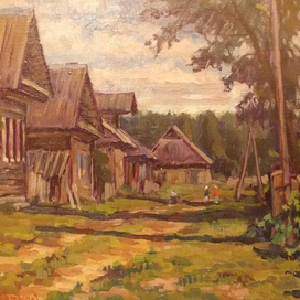 Ветреный день. Дом в Горшково