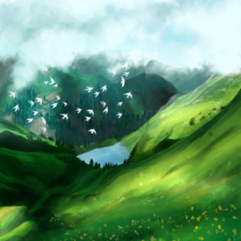 Горный пейзаж