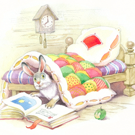 Зайчик и снеговик