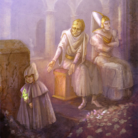 Сцена в дворике