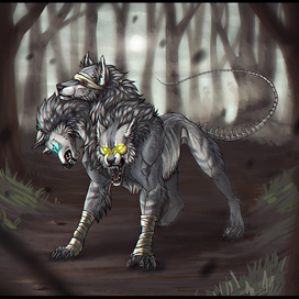 Cerberus~wolf commission