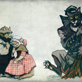 Котята-сиротки и Василий. Кошкин дом