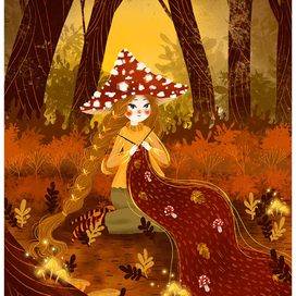 Среди мхов и грибов