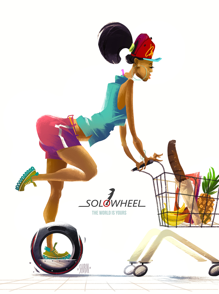 SOLOWHEEL adv. posters