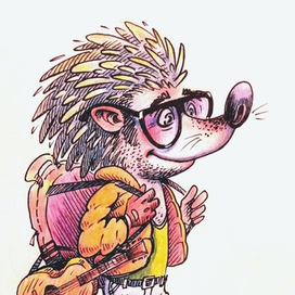 Персонаж Ежик-турист