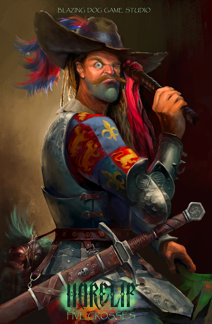 "HARELIP: Five Crosses" 