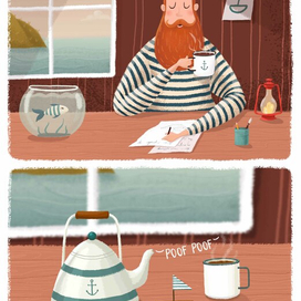 Иллюстрация к комиксу, 2018г.