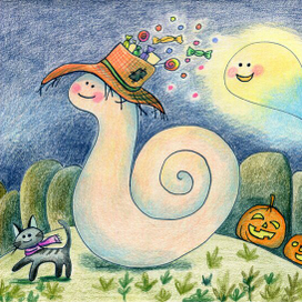 Ноябрь. Календарь. История маленькой Улиточки.