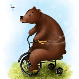 Летняя прогулка на велосипеде