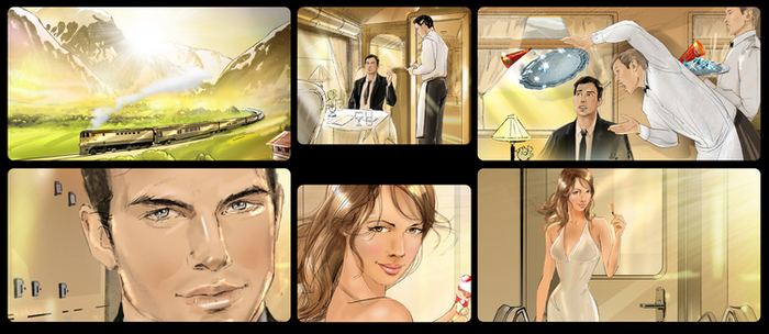 сториборд " про какое-то мороженое"