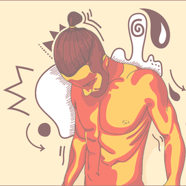 Мужчина в графике