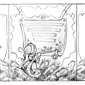 фрагмент новогодней коробки для конфет