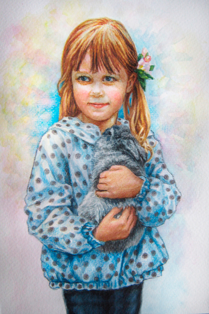 С пушистым другом