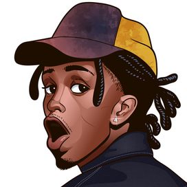 Рэпер в кепке