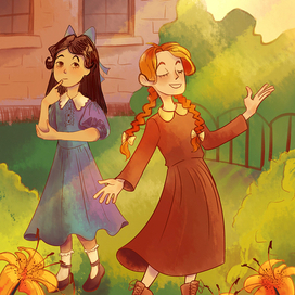 Энн из зеленых крыш: знакомство с Дианой