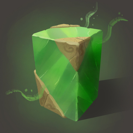 Артефакт из кристалла и камня