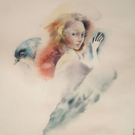 Девочка с ласточкой (Дюймовочка)