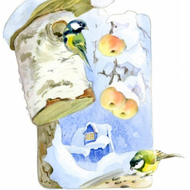 Декабрь В. Бианки Синичкин календарь