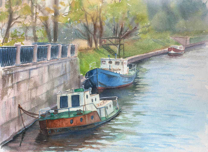 Карповка в мае