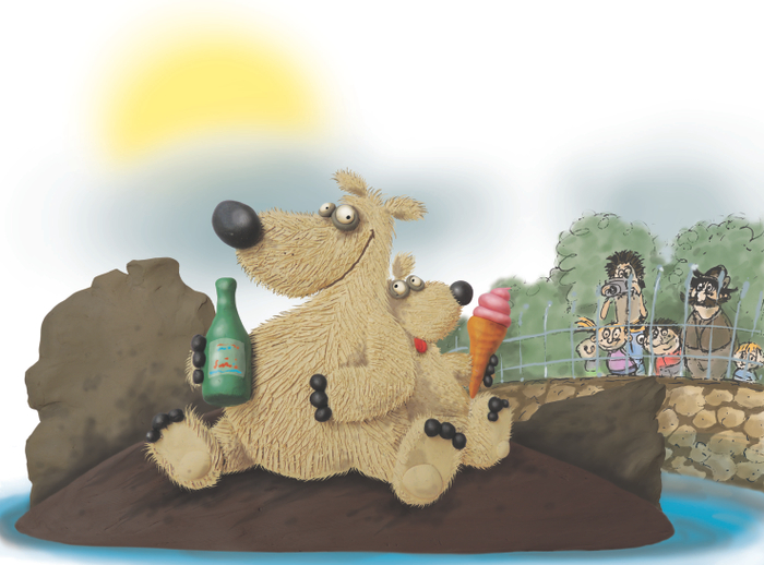 Жаркий день в зоопарке