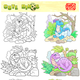 Милые динозавры