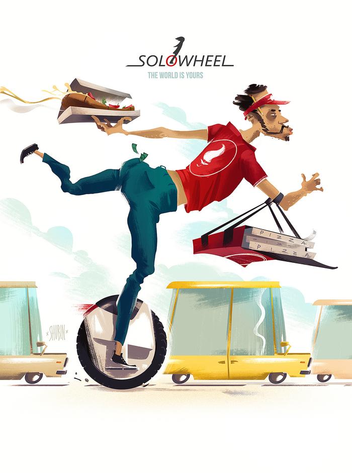 SOLOWHEEL adv. posters