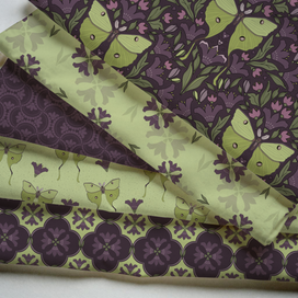 Набор бесшовных иллюстраций из коллекции "Мадагаскарская комета"