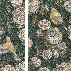 Серия иллюстраций "Зорянки"