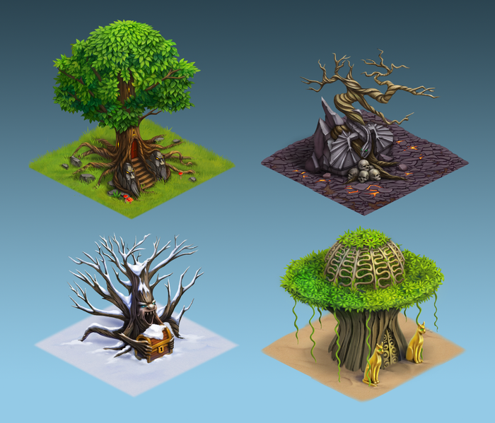 Сказочные деревья