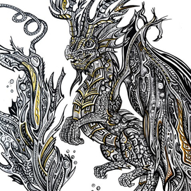 Стилизованный дракон
