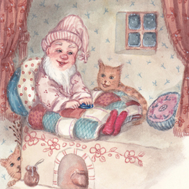 Гномик. Коробочка с  монпасье.