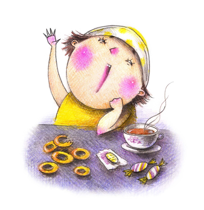 Поёт за столом