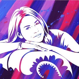 Трафарет флип флоп эскиз