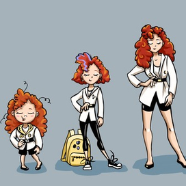 Персонаж по возрастам