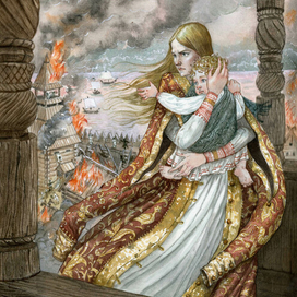 Сказка "Синица" в обработке А. Толстого для ИД Мещерякова.