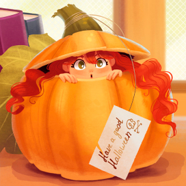 Девочка в тыкве | Girl from pumpkin