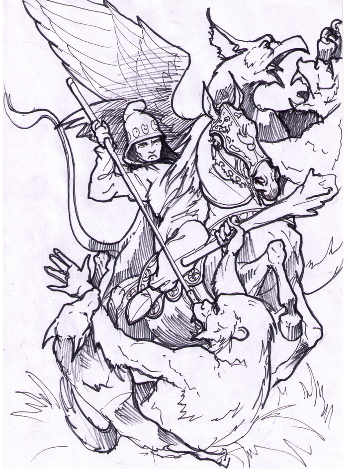 Золото скифов. Эскиз