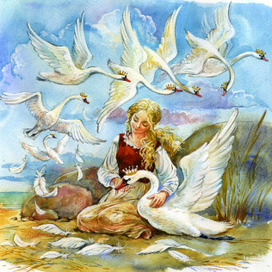 Дикие лебеди