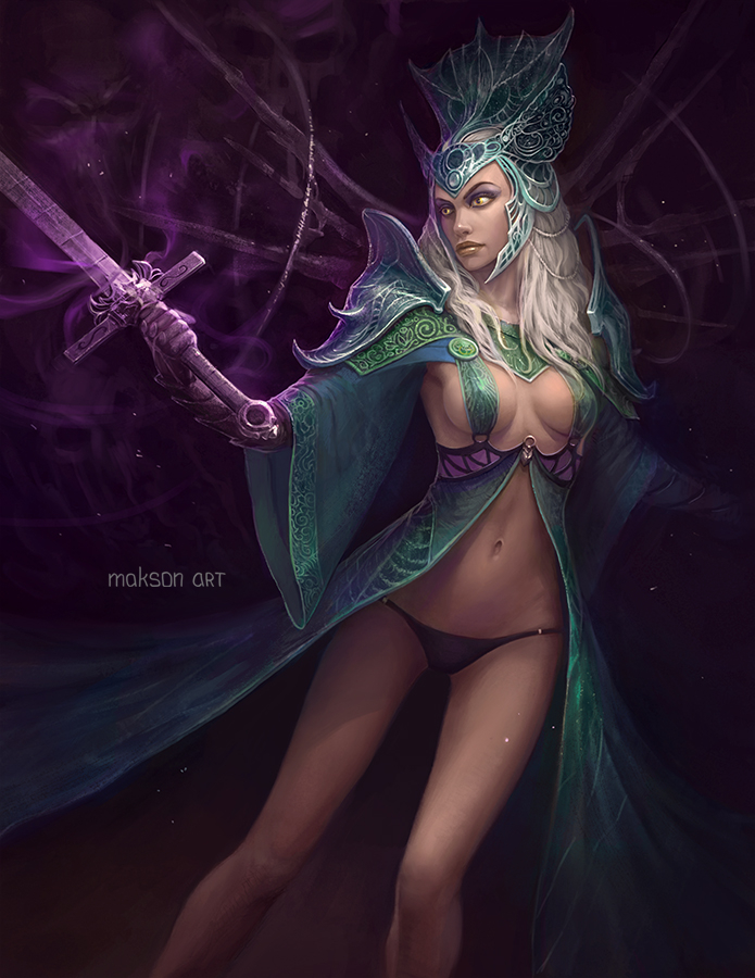 Queen. Artist Patronov Maksim aka makson art.